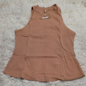 SKIMSCotton Rib Mock Neck Tank In Sedona 3X, 4X NWT